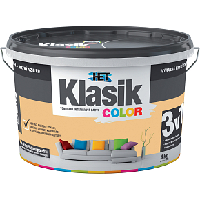 Het Klasik Color painting paint, 0637 yellow-orange, 4 kg