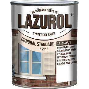 LAZUROL Oknobal Standard paint for windows S2015, white, 600 ml