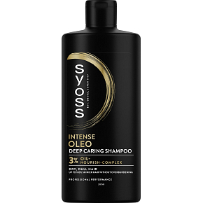 Syoss Oleo Intense Shampoo for Dry and Dull Hair, 440 ml