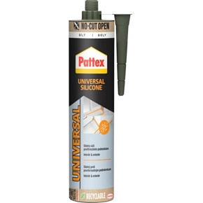 PATTEX Universal Silicone, White, 280 ml
