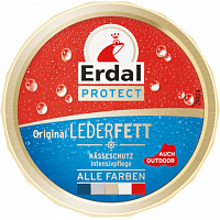 Erdal Original Leather Grease Colorless Fat Cream for Shoes, 150 ml
