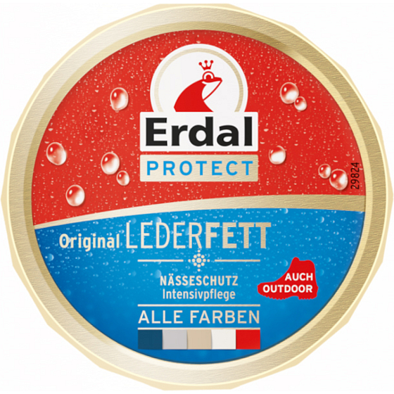 Erdal Original Leather Grease Colorless Fat Cream for Shoes, 150 ml