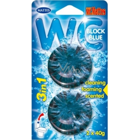 Mr. Mattes 3in1 Blue WC block blue 2 x 45 g