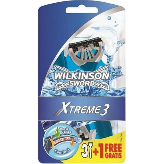 Wilkinson Xtreme 3 razor 4 pieces