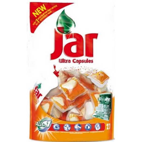 Jar Orange Ultra Capsules Dishwasher cushions 27 pieces