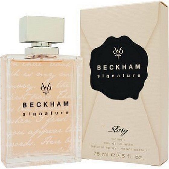David Beckham Signature Story Woman EdT 75 ml eau de toilette Ladies