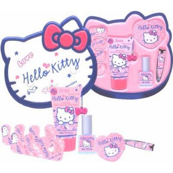 Hello Kitty Hand Cream + Nail Polish + Nail File Gift Set