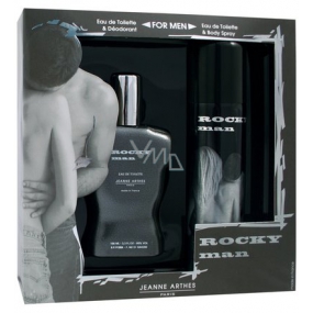Jeanne Arthes Rocky Man eau de toilette 100 ml + deodorant spray 200 ml, gift set