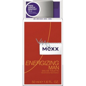 Mexx Energizing Man eau de toilette 50 ml + deodorant spray 150 ml, gift set
