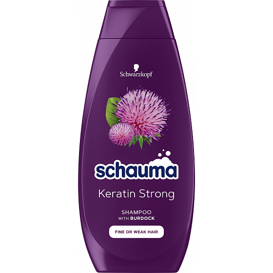 Schauma Keratin Strong strengthening shampoo for fine or weak hair 400 ml