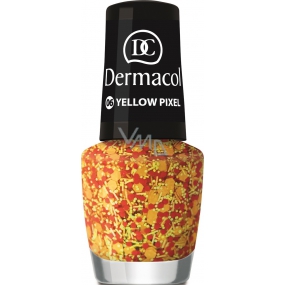 Dermacol Nail Polish with Effect nail polish with effect 06 Yellow Pixel 5 ml