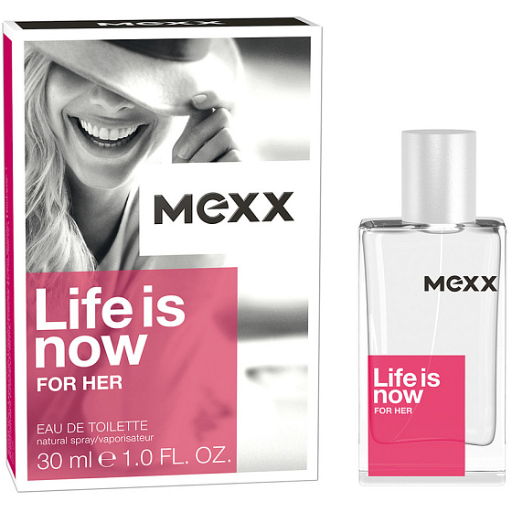 Mexx Life Is Now for Her Eau de Toilette 30 ml