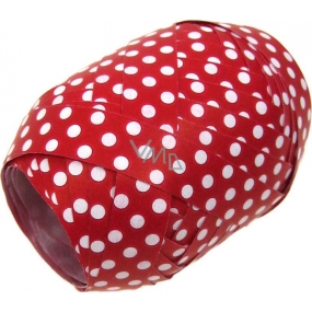 Nekupto Ball Luxury red with white polka dot 10 m