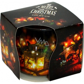Admit Christmas Lantern aromatic candle in glass 100 g
