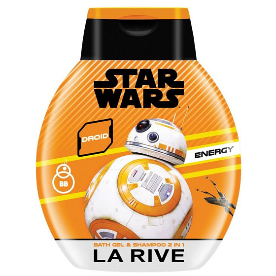 La Rive Star Wars Droid Energy 2 in 1 shower gel and shampoo for men 250 ml