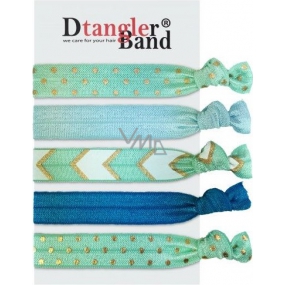 Dtangler Band Set Blue hair bands 5 pieces