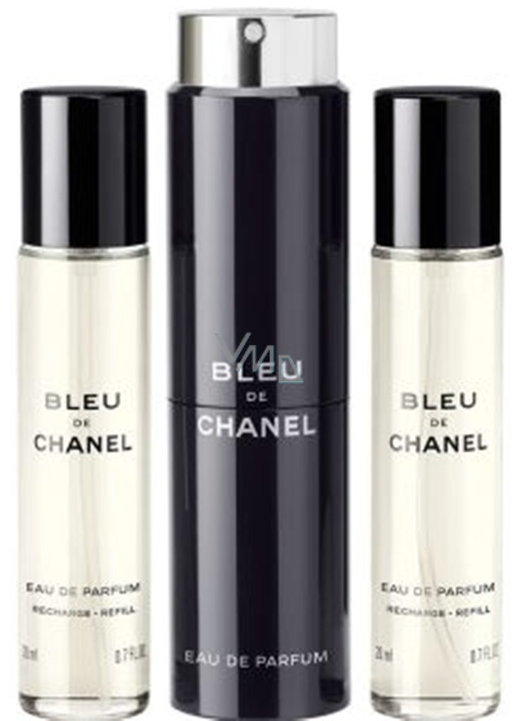 Chanel Bleu de Chanel perfumed water for men 3 x 20 ml complete, set