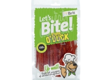 Brit Lets Bite Stripe Duck Dplňkové krmivo pro psy 80g 14 kusů pásky