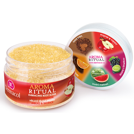 Dermacol Aroma Ritual Apple and cinnamon Warm body peeling 200 g