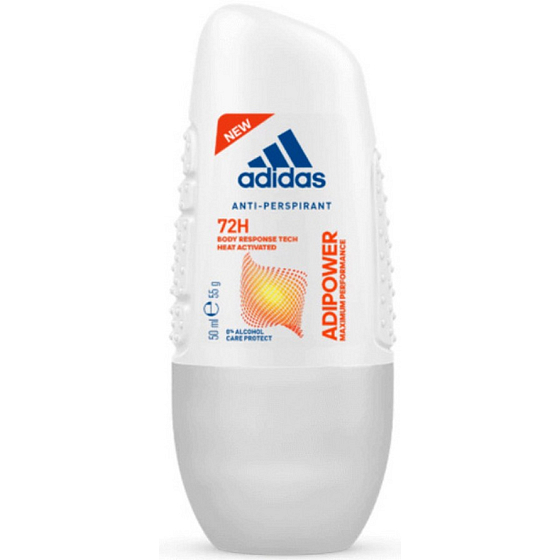 Adidas Adipower 72h ball antiperspirant deodorant roll-on for women 50 ml