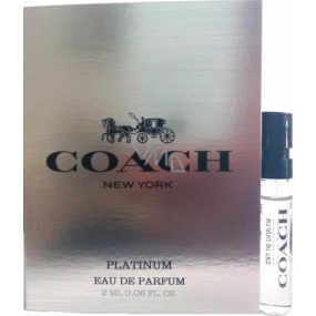 Coach Platinum perfumed water for men 2 ml with spray, vial