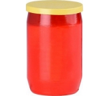 Admit Cemetery oil candle red yellow cap 29 hours 100 g