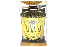 Albi Glittering candle holder made of glass ZUZANA, 7 cm