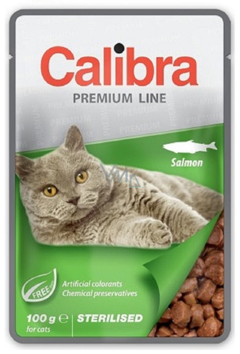 Calibra Premium Salmon in sauce complete food for adult sterilized cats