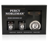 Percy Nobleman Nourishing Hair Conditioner 30 ml + Beard wax, 20 ml + beard and mustache comb, Beard and mustache gift set