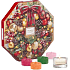Yankee Candle Advent calendar Wreath tea candle 24 pieces + glass candlestick 1 piece, gift set 2019
