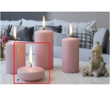 Lima Ice pastel candle pink floating lens 70 x 30 mm 1 piece