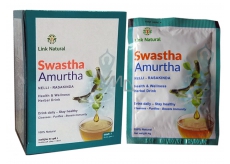 Swastha Amurtha herbal drink for colds, immunity, liver, joints, digestion, airways, urinary tract, wellbeing bags 7 x 4 g