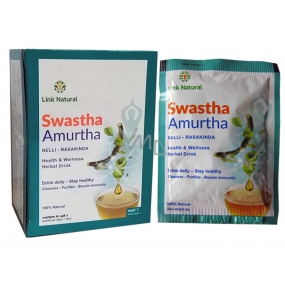 Swastha Amurtha herbal drink for colds, immunity, liver, joints, digestion, respiratory tract, urinary tract, mental and physical well-being bags 7 x 4 g