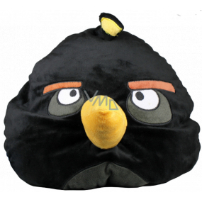 Angry Birds Relaxation pillow black 38 × 33 × 31 cm