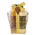 Salsa Collection Pomegranate and Rose water bath foam 200 ml + body lotion 200 ml + bath salt 150 ml, 3-piece gift set golden basket