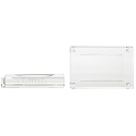 Castelbel crystal clear soap dish 12.5 x 8.5 cm