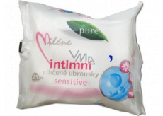 Miléne Pure Sensitive intimate wet wipes 25 pieces