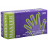 Maxter Hygienic Disposable Latex Hypoallergenic Powdered Gloves, Size L, Box of 100 Pieces