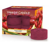 Yankee Candle Black Cherry - Ripe cherry scented tea light 12 x 9,8 g