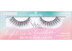 Essence Light as a Feather 3D Faux Mink false eyelashes 02 All about light 1 pair