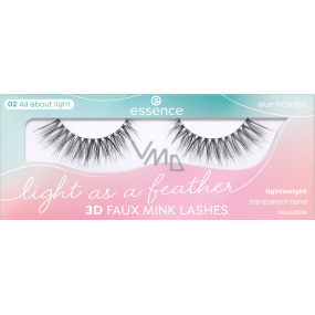 Essence Light as a Feather 3D Faux Mink false eyelashes 02 All about light 1 pair