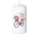 Emocio Love is in the Air candle white cylinder 60 x 110 mm