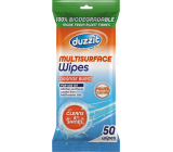 Duzzit Orange Universal Damp Cleaning Wipes with Orange Scent 50 pieces