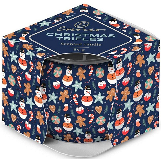 Emocio Dekor Christmas Trifles - Forest Breeze scented candle glass 70 x 62 mm 85 g