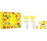 Versace Yellow Diamond eau de toilette 90 ml + shower gel 100 ml + body lotion 100 + eau de toilette miniatura 5 ml, gift set for women