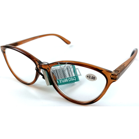 Berkeley Reading dioptric glasses +3.0 plastic brown 1 piece MC2211