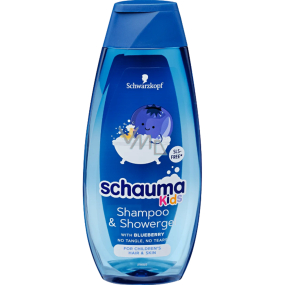 Schauma Blueberry 2in1 hair shampoo and shower gel for children 400 ml
