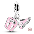 Charm Sterling silver 925 Slimming program 2in1, pendant bracelet sport