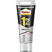 PATTEX One For All Crystal universal mounting adhesive transparent, tube 80 g