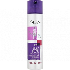 Loreal Paris Studio Line Silk & Gloss Volume volumizing hair spray 250 ml - VMD parfumerie - drogerie Loreal Paris Studio Line Silk & Gloss Volume volumizing hair spray 250 ml - VMD parfumerie - drogerie